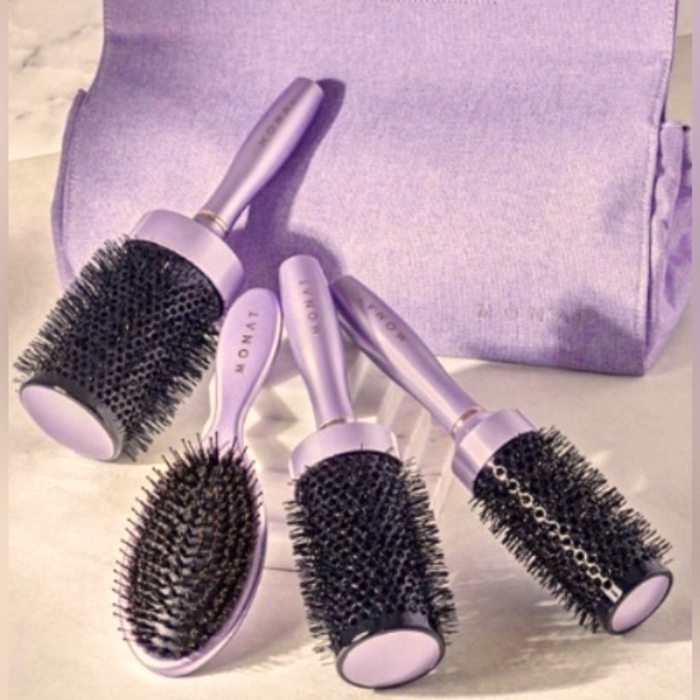 MONAT 4-Piece Brush Set, still in packaging